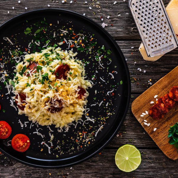Risotto au chorizo