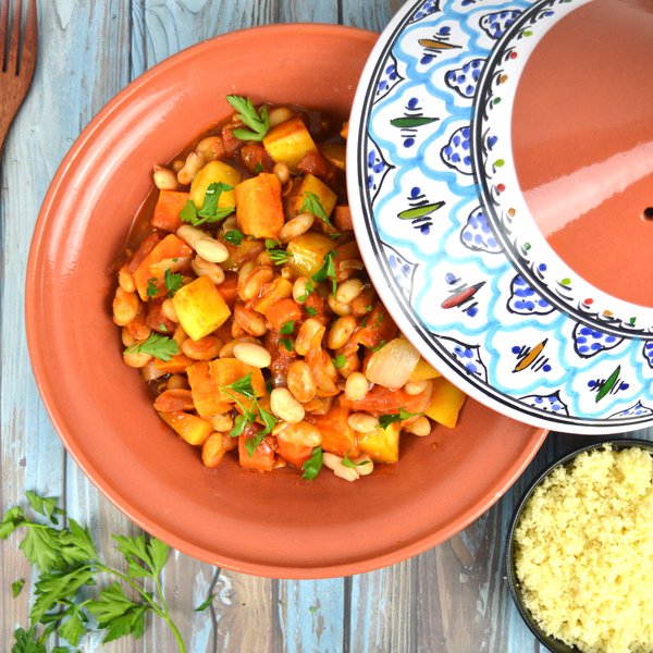 Tagine de légumes et couscous